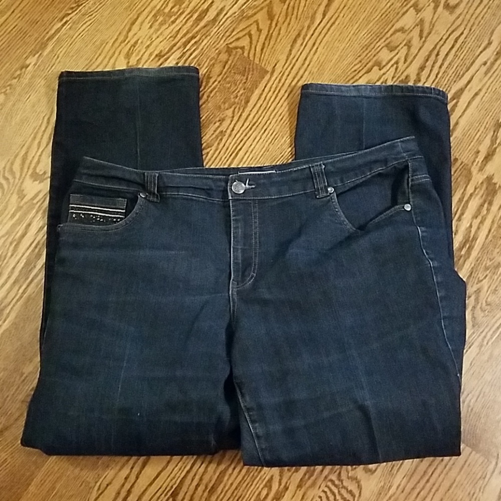 Cj Banks plus size 18w bling pocket jeans